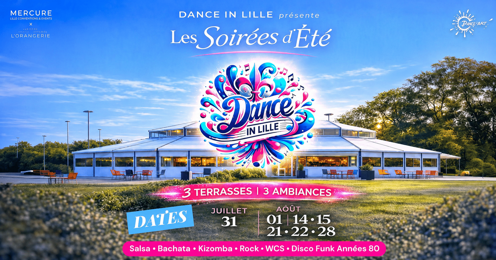 Soirée Dance in Lille à l'Hôtel Mercure Lesquin